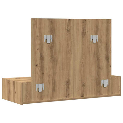 Meikkipöytä peilillä Ruskea 100 x 40 x 70 cm Tekninen puu