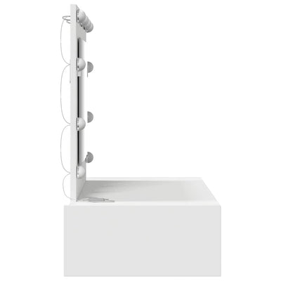 Valkoinen meikkipöytä peilillä Elpinichi 83x40x70cm (puinen)