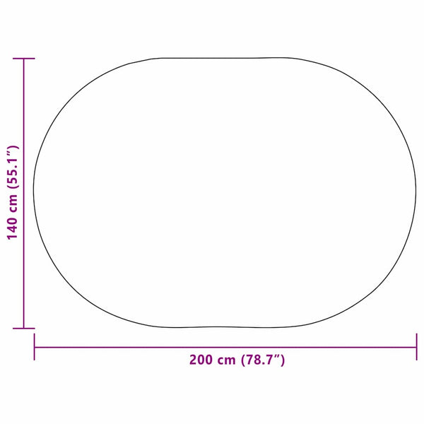 Matto ZIZUR Kerma 200 x 140 cm Polypropeeni
