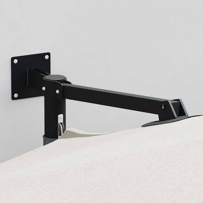 Beige ja musta puutarhavarjo Rila 248x248x148cm