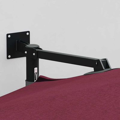 Punainen ja musta puutarhavarjo Lotorosanu 248x248x148cm