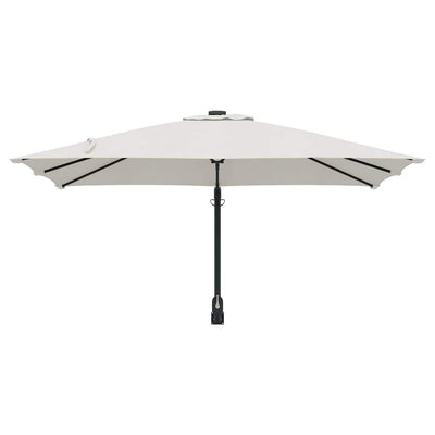 Puutarhavarjo Beige ja musta 248.5 x 247.5 x 160 cm
