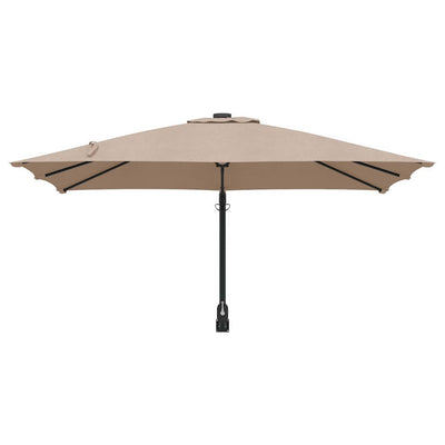 Puutarhavarjo Taupe ja Musta 248.5 x 247.5 x 160 cm