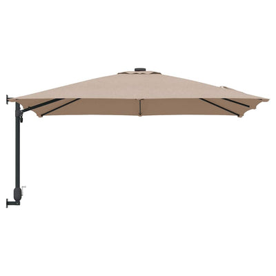 Puutarhavarjo Taupe ja Musta 248.5 x 247.5 x 160 cm