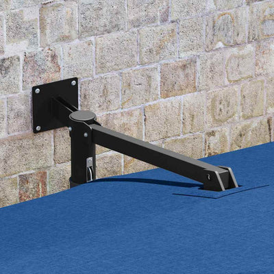 Sininen ja musta puutarhavarjo Zolter 248.5x247.5x160cm