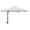 Puutarhavarjo LED -nauhavalot Beige ja musta 248 x 248 x 148 cm