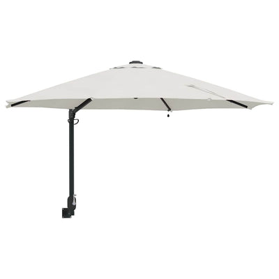 Puutarhavarjo LED -nauhavalot Beige ja musta 248 x 248 x 148 cm