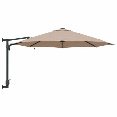 Puutarhavarjo LED -nauhavalot Taupe ja Musta 248 x 248 x 148 cm