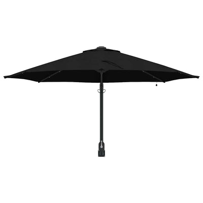 Mustaa ja mustaa puutarhavarjo Bula 248x248x148cm