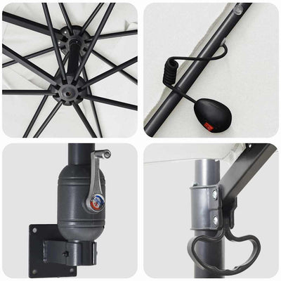 Hiekka puutarhavarjo Ioani 248.5x247.5x160cm (kangas)