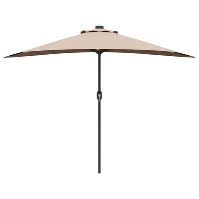 Harmaanruskea puutarhavarjo Mechtiuc 294x150x224cm (kangas)