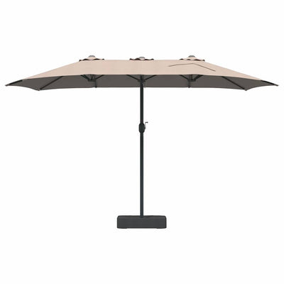 Harmaanruskea puutarhavarjo Locativa 385x209x244cm (kangas)