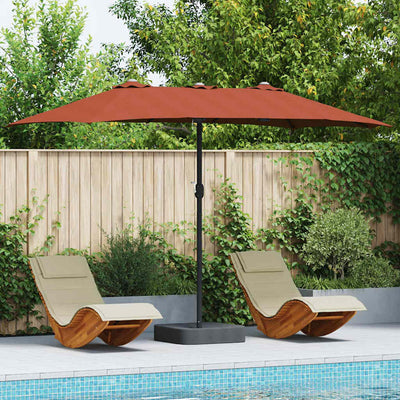 Puutarhavarjo Terrakotta 385 x 209 x 244 cm kangas