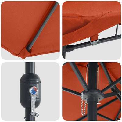 Terrakotta puutarhavarjo Aretina 385x209x244cm (kangas)