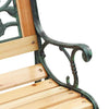 Puutarhapenkki 2 -Seater 116 x 54 x 73 cm Puu Ruskea Suorakaide