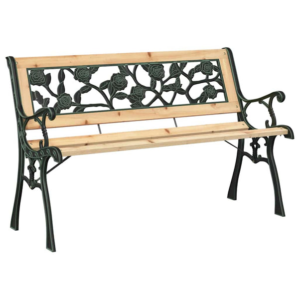 Puutarhapenkki 2 -Seater 116 x 54 x 73 cm Puu Ruskea Suorakaide