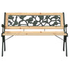 Puutarhapenkki 2 -Seater 116 x 54 x 73 cm Puu Ruskea Suorakaide