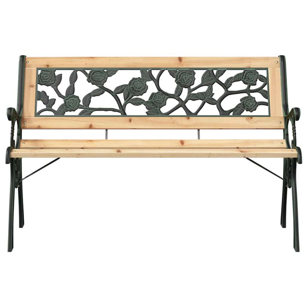 Puutarhapenkki 2 -Seater 116 x 54 x 73 cm Puu Ruskea Suorakaide