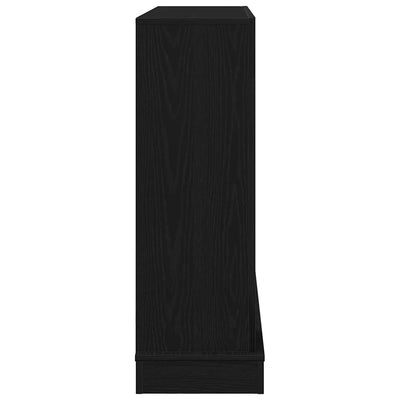 Takkahuone Musta Tammi 100x30x87,5 cm Teknillinen puu
