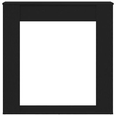 Musta tammi takkahuone Oakley 100x20x100cm (teknillinen puu)