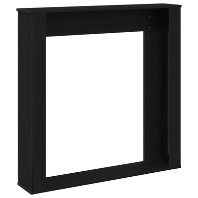 Takkahuone Musta tammi 100x20x100 cm Teknillinen puu