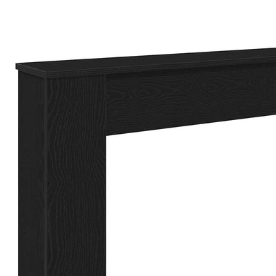 Takkahuone Musta tammi 100x20x100 cm Teknillinen puu