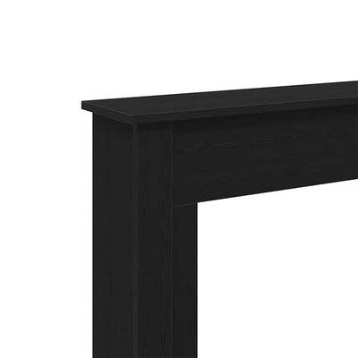 Takkahuone Musta Tammi 75x20x87,5 cm Teknillinen puu