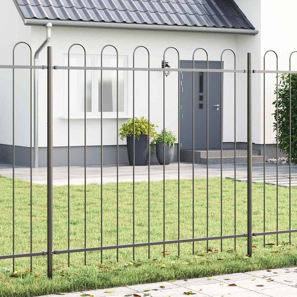 Puutarha-aita BOXTEL 6 kpl 10,2 x 1,5 m Jauhemaalattu teräs
