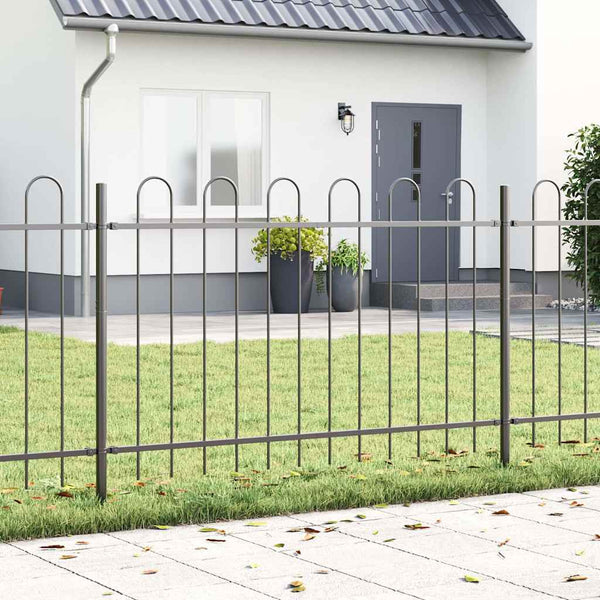 Puutarha-aita BOXTEL 9 kpl 15,3 x 0,8 m Jauhemaalattu teräs