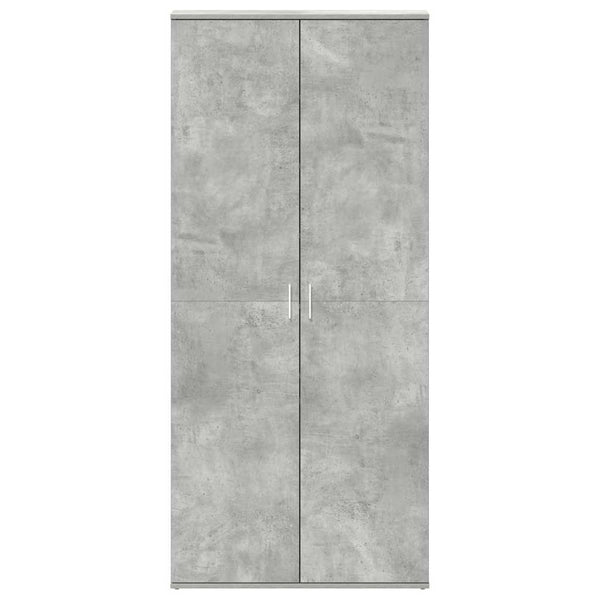 Kenkäkaappi 80 x 39 x 178 cm Tekninen puu Betoni Harmaa