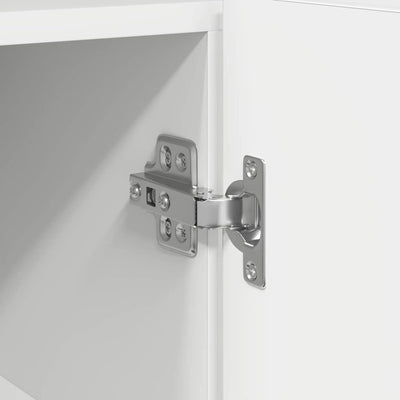 Sivupöytä Valkoinen 116 x 30 x 75 cm Tekninen puu