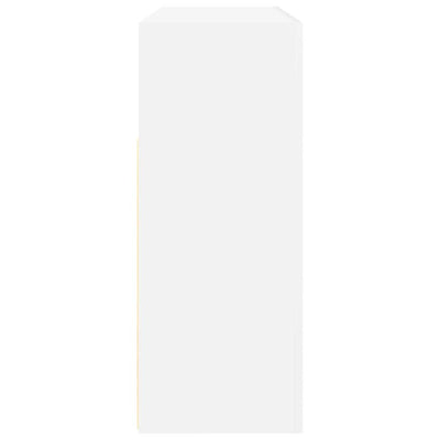 Sivupöytä Valkoinen 116 x 30 x 75 cm Tekninen puu