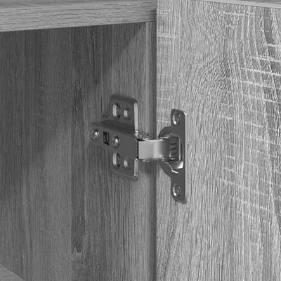 Sivupöytä Harmaa sonoma 116 x 30 x 75 cm Tekninen puu