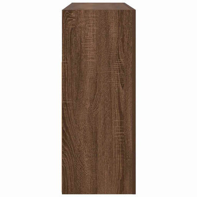 Sivupöytä Ruskea tammi 116 x 30 x 75 cm Tekninen puu