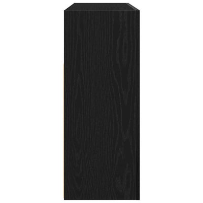 Sivupöytä Musta tammi 116 x 30 x 75 cm Tekninen puu