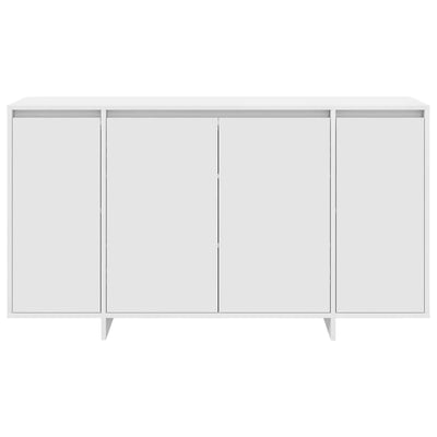 Sivupöytä Valkoinen 135 x 41 x 69 cm Tekninen puu