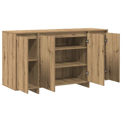 Sivupöytä artesaani tammi 135 x 41 x 69 cm Tekninen puu