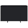 Sivupöytä Musta 120 x 41 x 75 cm Tekninen puu