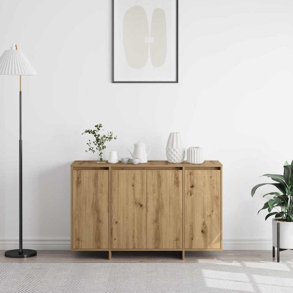 Artesaani sivupöytä tammi 120 x 41 x 75 cm Tekninen puu