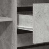 Sivupöytä Betoninharmaa 120 x 41 x 75 cm Tekninen puu