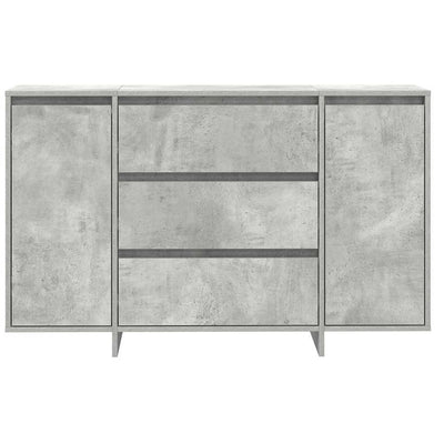 Sivupöytä Betoninharmaa 120 x 41 x 75 cm Tekninen puu