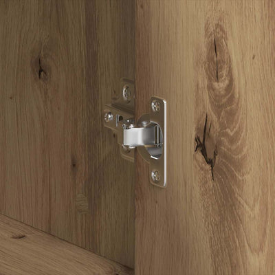 Sivupöytä artesaani tammi 120 x 41 x 75 cm Tekninen puu