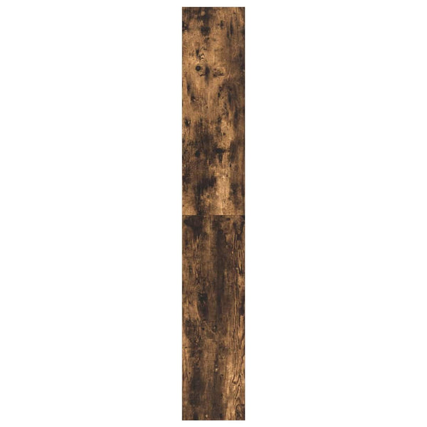 Kirjahylly 6 tasoa 80 x 30 x 198 cm Tekninen puu Savupähkinä