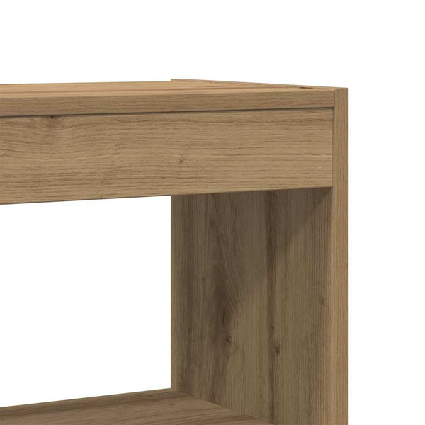 Kirjahylly 6 tasoa 80 x 30 x 198 cm Tekninen puu Artisan tammi