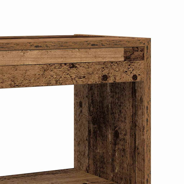 Kirjahylly 6 tasoa 100 x 30 x 198 cm Tekninen puu Jätepuu