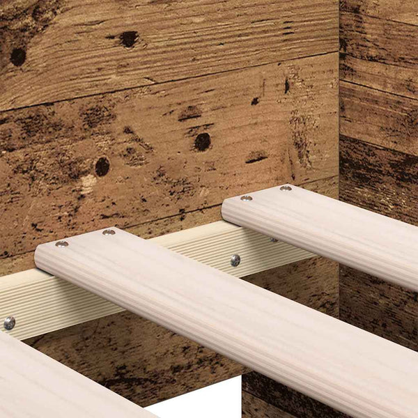 Päivävuode laatikon kanssa Vanha Puu 100 x 200 cm Tekninen puu