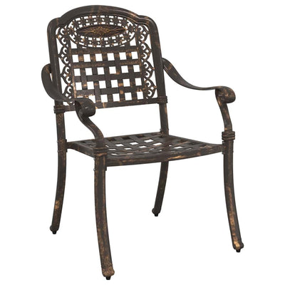 Pronssi puutarhan tuoli Petronis 55x56.5x91cm (2 pcs, alumiini)