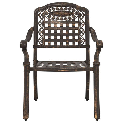 Pronssi puutarhan tuoli Petronis 55x56.5x91cm (2 pcs, alumiini)