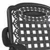 Musta puutarhan tuoli Smeurel 55x56.5x91cm (2 pcs alumiini)