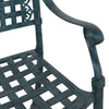 Vihreä puutarhan tuoli Tantu 55x56.5x91cm (2 pcs alumiini)